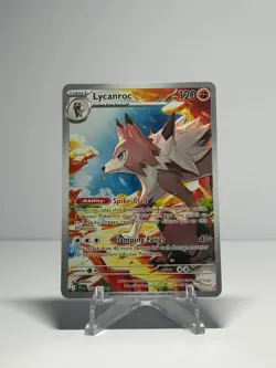 LYCANROC 166/159 ILLUSTRATION RARE JOURNEY TOGETHER POKEMON NEAR MINT - Image 1