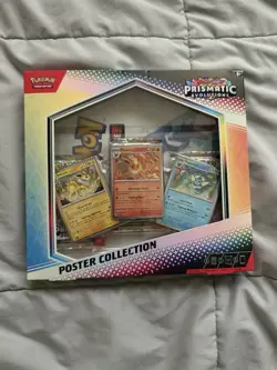 Pokemon Prismatic Evolutions Poster Collection Box NEW *SEALED* - Image 1