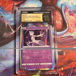 Pokemon Mewtwo Rare Holo 035/068 S11a Incandescent Arcana Japanese CGC 10 2022 - Image 1
