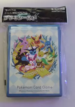 Eevees 64 CT Sleeves Japanese Pokemon Official Deck Shield Eeveelutions GK1- NEW - Image 1
