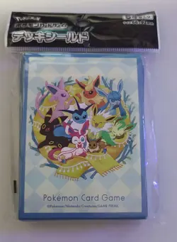 Eevees 64 CT Sleeves Japanese Pokemon Official Deck Shield Eeveelutions GK1- NEW - Image 2