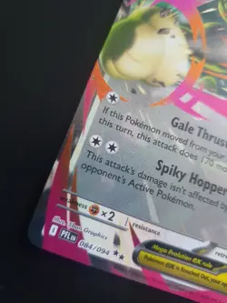 Pokemon TCG Mega Lopunny EX 084/094 Phantasmal Flames Mega Evolution Holo 2xRare - Image 4