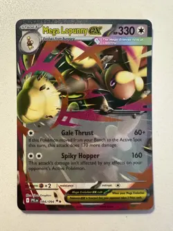 Mega Lopunny EX #084/094 - Ultra Rare - Phantasmal Flames - Pokemon TCG - NM/M - Image 1
