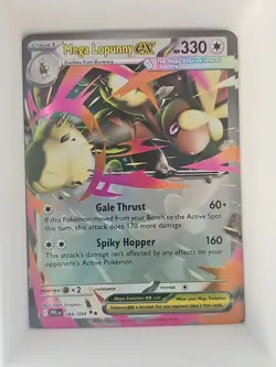 Pokemon TCG Mega Lopunny Ex 084/094 Ultra Rare - Phantasmal Flames NM/M - Image 1