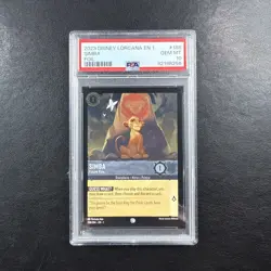 2023 Disney Lorcana 1 #188 Simba Future King - Foil PSA 10 - Image 1
