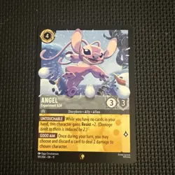 Disney Lorcana Winterspell Angel - Experiment 624 191/204 Legendary *Non-Foil* - Image 1