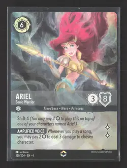 Disney Lorcana 2023 Ravensburger Lorcana Rise of the Floodborn Ariel #220 - Image 1