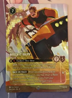 Disney Lorcana Wreck-It Ralph - Big Lug (206/204) Enchanted Reign of Jafar - Image 1
