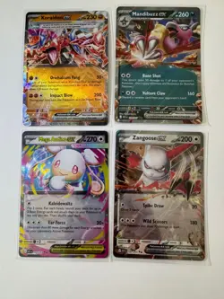 Pokemon Ascended Heroes 4 Card EX Lot - Image 1