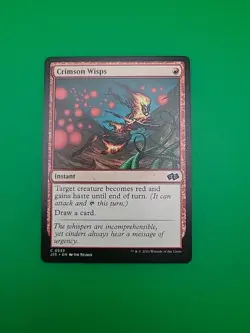 Magic the Gathering NM Crimson Wisps Foundations Jumpstart Card 533 - Image 1