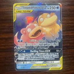 Slowpoke and Psyduck GX Tag Cosmic Card 35/236 LP - Image 1