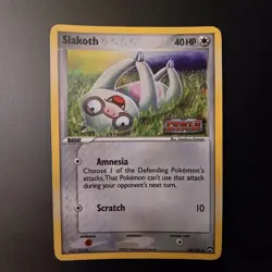 Slakoth Power Keepers 63/108 Pokemon Card TCG Stamp Holo - Image 1