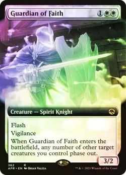 Guardian of Faith *Extended Art Foil* | AFR RARE MtG # 362 - Image 1