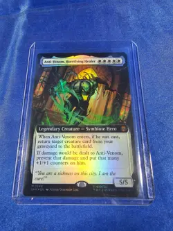 Anti-Venom, Horrifying Healer (Borderless) M 0244 FOIL -MTG Magic Spider-Man - Image 1