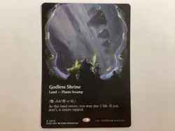 MTG Edge Of Eternities GODLESS SHRINE Borderless Galaxy Foil NM (BIN) - Image 1