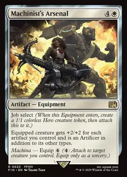 Machinist's Arsenal Foil Final Fantasy 23 NM MTG - Image 1