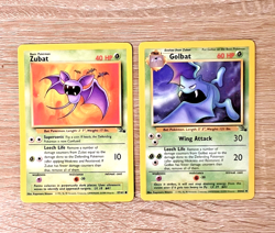 Golbat Zubat Pokemon Trading Card Lot Original Fossil 1999 Vintage Wizard TCG - Image 4