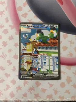 Pokemon Paldea Evolved Squawkabilly EX 264/193 Special Illustration Rare - Image 1