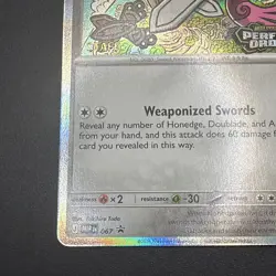 Pokemon Staff Perfect Order Black Star Promo MEP 067 Doublade - Image 5