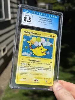 2009 POKEMON PLATINUM RISING RIVALS #113 FLYING PIKACHU-HOLO CGC 8.5 - Image 3