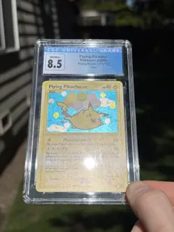 2009 POKEMON PLATINUM RISING RIVALS #113 FLYING PIKACHU-HOLO CGC 8.5 - Image 4