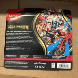 SEALED Pokemon TCG Mega Evolution 3 Pack Blister BRAND NEW Psyduck/Golduck - Image 2