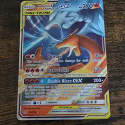 Pokemon TCG Reshiram & Charizard GX 20/214 Ultra Rare Holo 270 HP English - Image 1