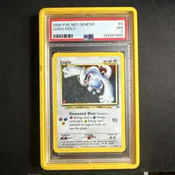 PSA 7 Pokemon Neo Genesis Lugia Holo 9/111 Vintage NM Graded Guard Included - Image 4