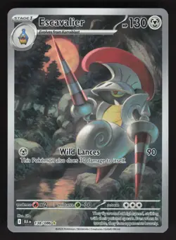 Escavalier 138/086 Pokemon TCG SV: Black Bolt NM - Image 1