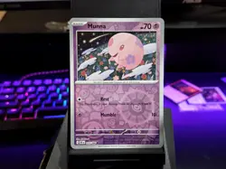 MUNNA COMMON REVERSE HOLO 035/086 SV: BLACK BOLT POKEMON NM - Image 1