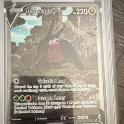 Pokemon TCG Regidrago V 184/195 Silver Tempest Full Art Ultra Rare Holo PSA 10 - Image 3