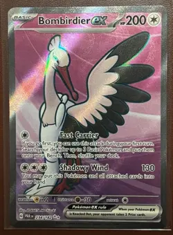 Pokemon TCG - Bombirdier EX - 234/182 - Full Art Ultra Rare - NM/M - Image 1
