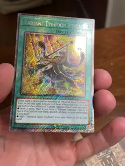 YuGiOh Radiant Typhoon Vision Platinum Secret Rare 1st Edition RA05-EN075 - Image 5