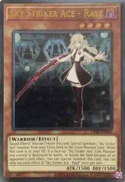 Near Mint Sky Striker Ace - Raye - OP20-EN002 - Ultimate Rare - Unlimited Editio - Image 1