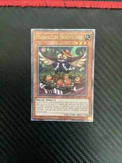 Yu-Gi-Oh! Madolche Hootcake RA04-EN206 Quarter Century Secret Rare 1st Ed NM - Image 1