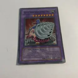 Yugioh Super Vehicroid Jumbo Drill POTD-EN036 Super Rare 1st Edition TCG - Image 1