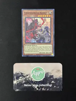 Libromancer Agent - Yugioh BACH-EN087 1st Edition Super Rare NM - Image 1