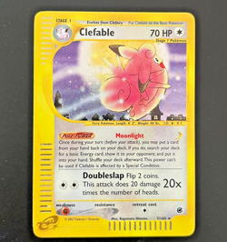 Pokemon Card Clefable Holo 7/165 Set Expedition ENG Inglese Near Mint Vintage - Image 1