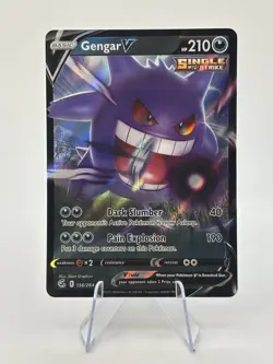 Gengar V 156/264 SWSH08: Fusion Strike Ultra Rare Pokemon Card - Image 1