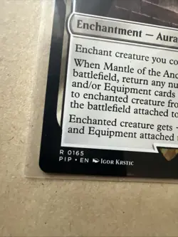 MTG Mantle of the Ancients PIP 0165 R NM Regular - Image 3