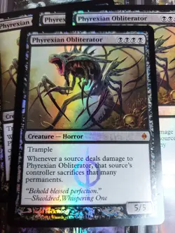 Phyrexian Obliterator 1x FOIL NPH MTG New Phyrexia Mythic MINT black - Image 2