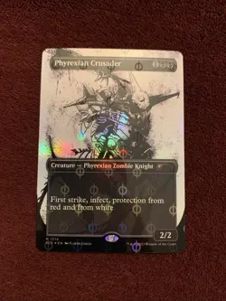 Phyrexian Crusader (Step-and-Compleat Foil) Secret Lair Drop Foil 1214 NM+ - Image 1