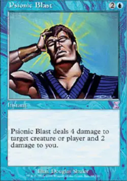 Psionic Blast - Foil Timeshifted Lightly Played, English - MTG - Image 1