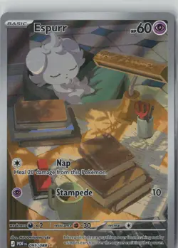 Espurr 095/088 Holo Illustration Rare Perfect Order Pokemon Near Mint - Image 1
