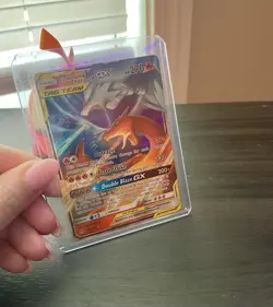 Pokemon Reshiram & Charizard GX TAG TEAM Ultra Rare Holo 20/214 Unbroken Bonds - Image 2