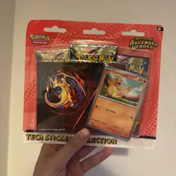 Pokemon Tech Sticker Collection Charmander Promo | Mega Evolution Ascend Heroes - Image 1