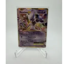 Mewtwo EX 52/108 Evolutions Ultra Rare Holo 180 HP Psychic Pokemon TCG - Image 1
