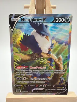 Honchkrow V 162/172 Pokemon TCG SWSH09: Brilliant Stars NM - Image 1