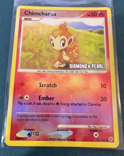 Pokemon Chimchar (76/158) Diamond & Pearl MP REVERSE HOLO - Image 1