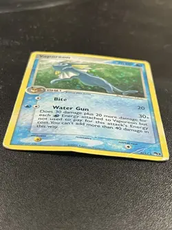 Pokemon TCG Vaporeon 6/17 POP Series 3 Holo Rare DMG - Image 4